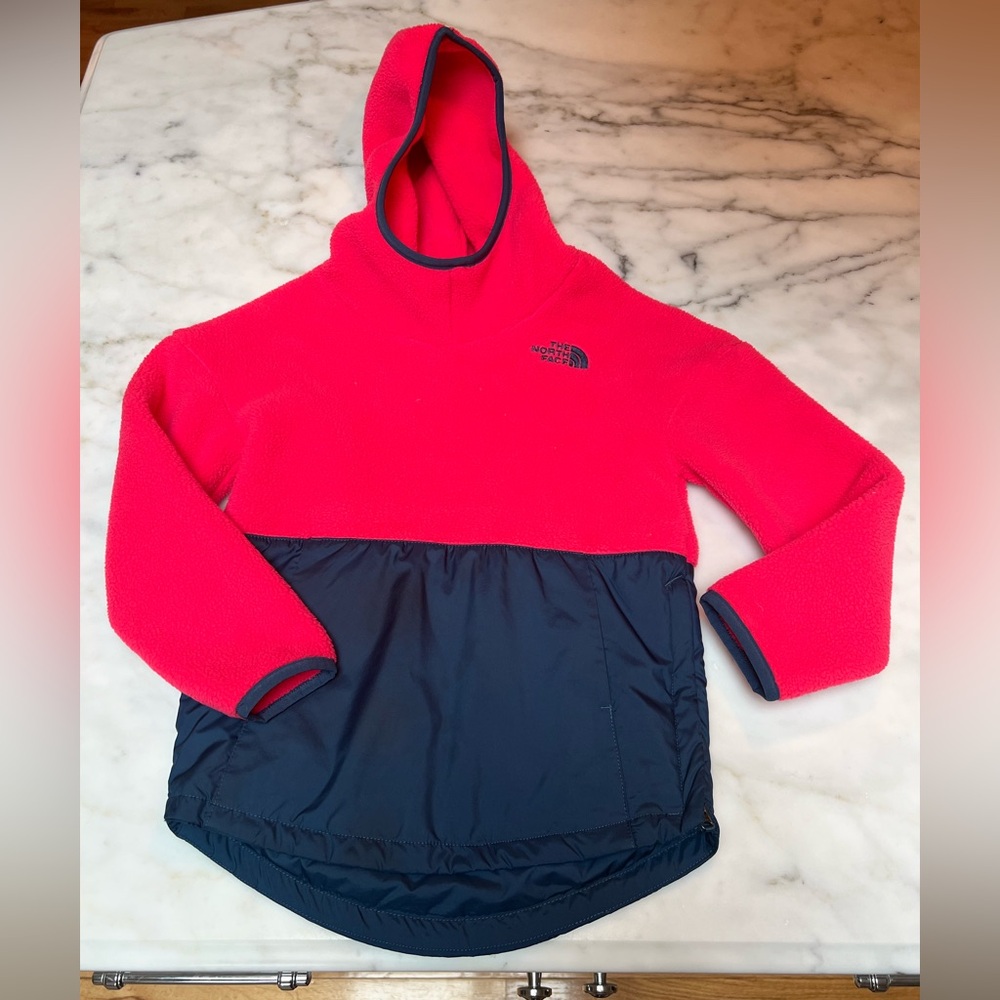 The North Face Kids' Pink and Navy Hoodie